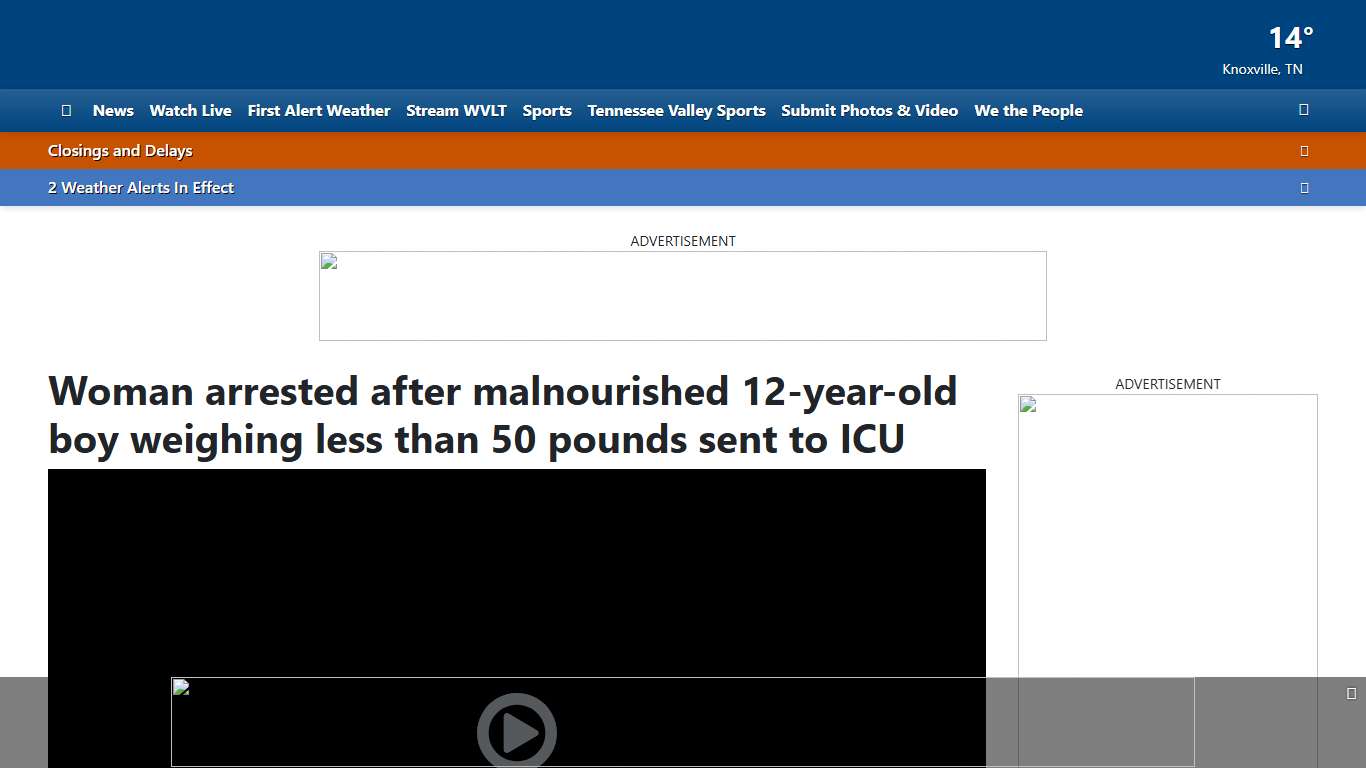 Woman arrested after malnourished 12-year-old boy weighing less than 50 pounds sent to ICU